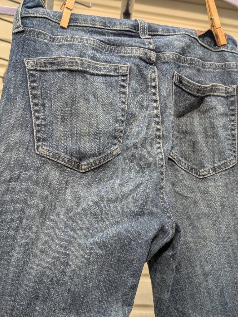 Ariat No Stretch Super Flared Jeans Mid Rise Boho Bell Bottom Cowgirl Western 28 - Picture 4 of 5